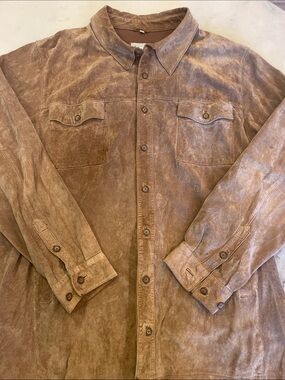 Field Gear Men's Brown Suede Jacket - excellent condition